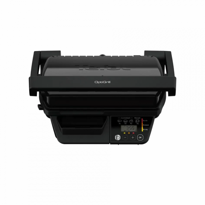 Гриль Tefal прижимний Optigrill , 2000Вт, з`ємні пластини, метал, чорний