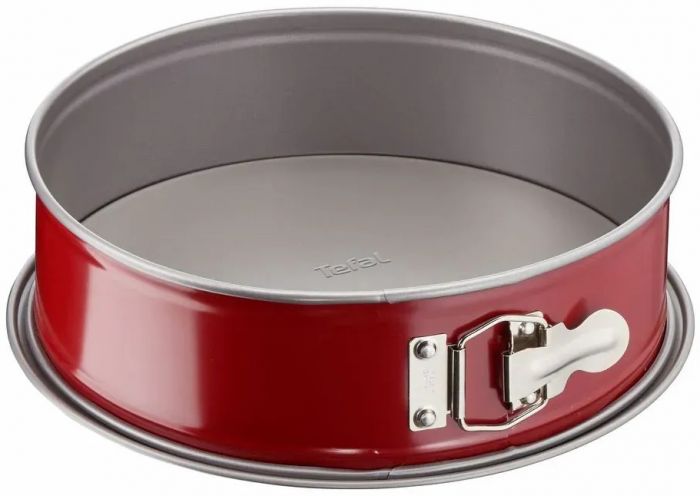 Форма для випікання Tefal DeliBake, кругла, знімне дно, 19см, вуглецева сталь, червоний