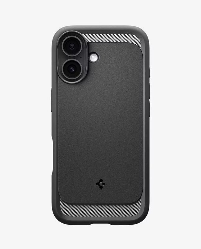 Чохол Spigen для iPhone 17, Rugged Armor MagFit, Matte Black