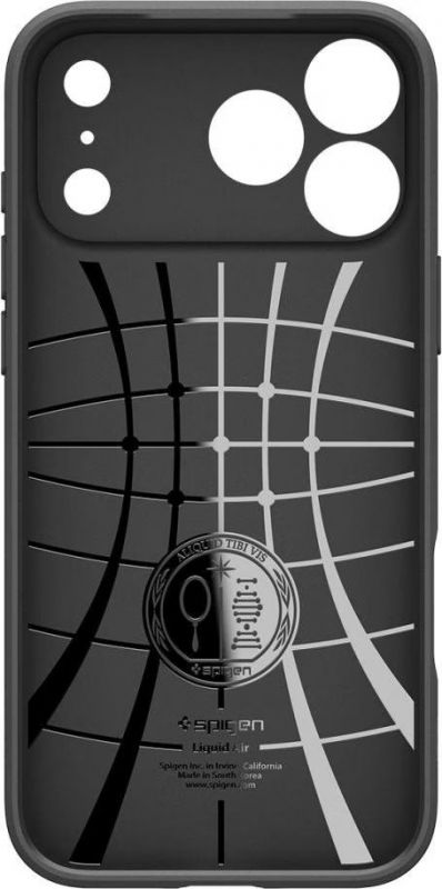 Чохол Spigen для iPhone 17 Pro Max, Liquid Air, Matte Black