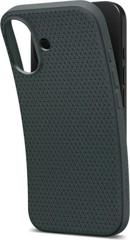 Чохол Spigen для iPhone 17, Liquid Air, Abyss Green