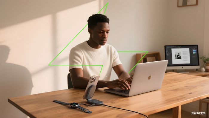 Зарядний пристрій бездротовий Belkin UltraCharge 2-in-1 Foldable Magnetic Charging 25Вт, чорний