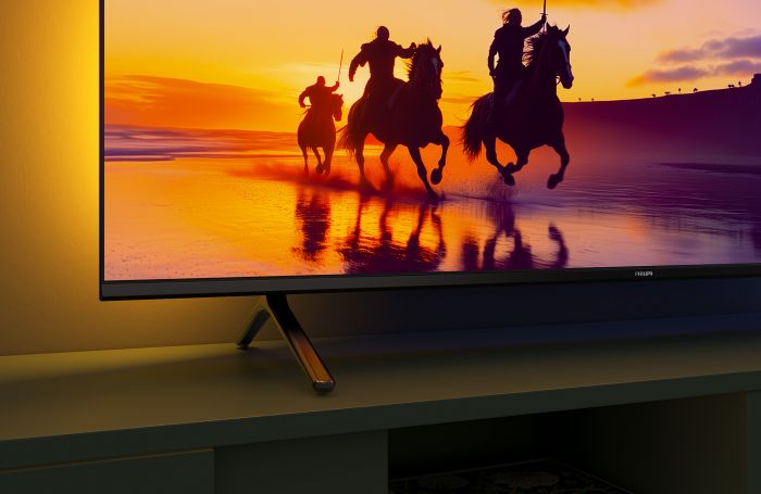Телевізор 55" Philips QLED 4K 60Hz Smart Titan OS Black Ambilight