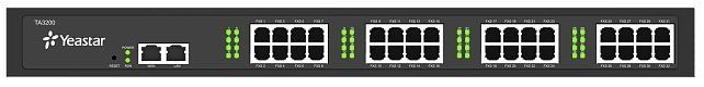 Шлюз VoIP Yeastar TA3200 32xFXS, 1xFE LAN, 1xFE WAN SIP, IAX2