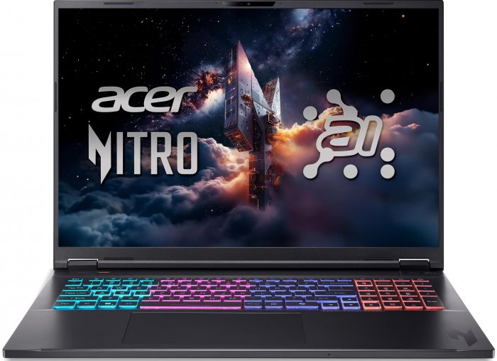 Ноутбук Acer Nitro 18 AN18-61 18" WQXGA IPS, AMD R7-350, 32GB, F1TB, NVD5070Ti-12, Lin, чорний