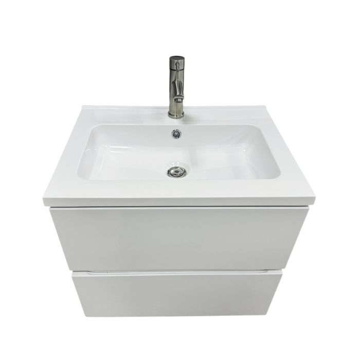 Набір для ванної кімнати, раковина, умивальник Adamant FLATE 60, штучний камінь, прямокут., з сифоном Click-Clack + змішувач Набір для ванної кімнати, раковина, умивальник Adamant FLATE 60, штучний камінь, прямокут., з сифоном Click-Clack + змішувач