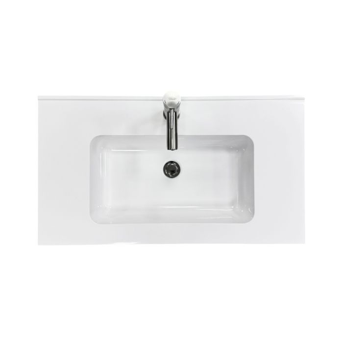 Набір для ванної кімнати, раковина, умивальник Adamant FLATE 80, штучний камінь, прямокут., з сифоном Click-Clack + змішувач Набір для ванної кімнати, раковина, умивальник Adamant FLATE 80, штучний камінь, прямокут., з сифоном Click-Clack + змішувач