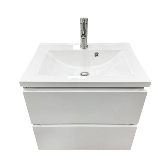 Набір для ванної кімнати, раковина, умивальник Adamant QUANTO 60, штучний камінь, прямокут., з сифоном Click-Clack + змішувач Набір для ванної кімнати, раковина, умивальник Adamant QUANTO 60, штучний камінь, прямокут., з сифоном Click-Clack + змішувач