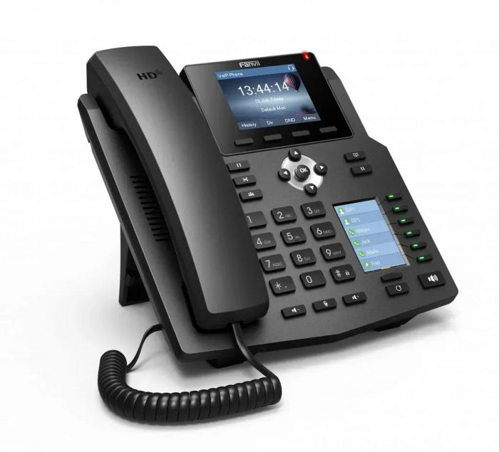 Телефон IP Fanvil X4 2xFE LAN, SIP, VPN, PoE, 2.8" кольоровий екран