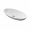 Раковина, умивальник Adamant ANDERE NEW, штучний камінь, овальна, без отвору для змішувача та переливу, 590х295х130мм, накладний, білий Раковина, умивальник Adamant ANDERE NEW, штучний камінь, овальна, без отвору для змішувача та переливу, 590х295х130мм, накладний, білий