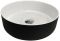 Раковина, умивальник Adamant ARENA, штучний камінь, кругла, без отвору для змішувача та переливу, 360х113мм, врезной, чорно-білий Раковина, умивальник Adamant ARENA, штучний камінь, кругла, без отвору для змішувача та переливу, 360х113мм, врезной, чорно-білий