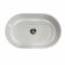 Раковина, умивальник Adamant BESTE NEW, штучний камінь, овальна, без отвору для змішувача та переливу, 540x350x11мм, накладний, чорно-білий Раковина, умивальник Adamant BESTE NEW, штучний камінь, овальна, без отвору для змішувача та переливу, 540x350x11мм, накладний, чорно-білий