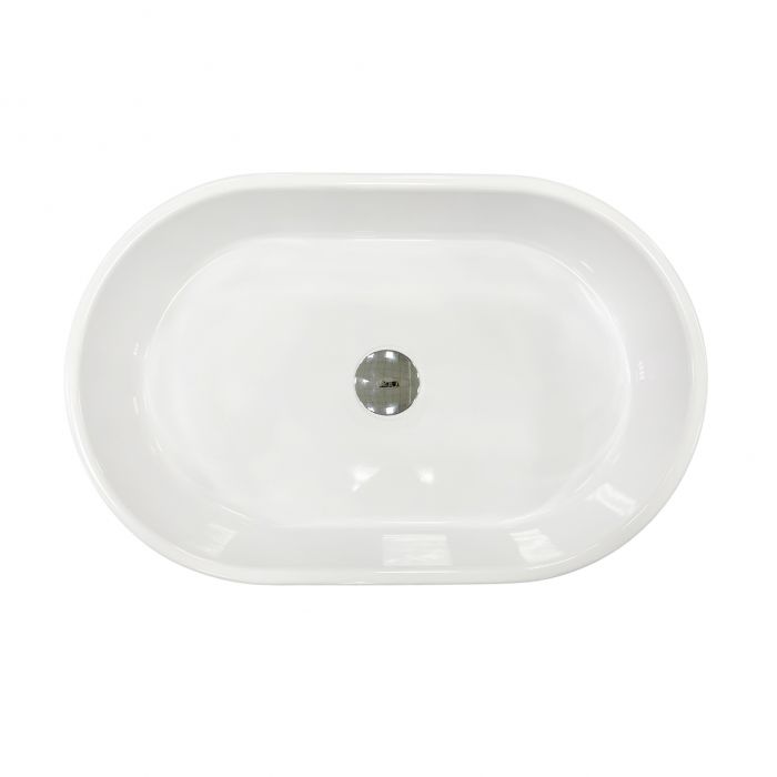 Раковина, умивальник Adamant BESTE NEW, штучний камінь, овальна, без отвору для змішувача та переливу, 540x350x11мм, накладний, білий Раковина, умивальник Adamant BESTE NEW, штучний камінь, овальна, без отвору для змішувача та переливу, 540x350x11мм, накладний, білий