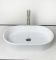 Раковина, умивальник Adamant BESTE NEW, штучний камінь, овальна, без отвору для змішувача та переливу, 540x350x11мм, накладний, білий Раковина, умивальник Adamant BESTE NEW, штучний камінь, овальна, без отвору для змішувача та переливу, 540x350x11мм, накладний, білий