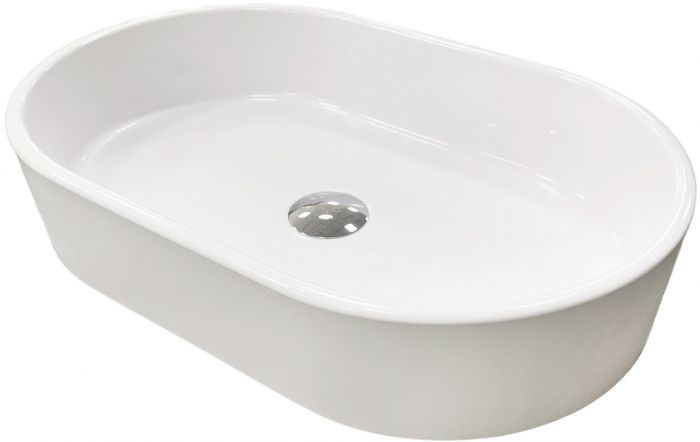 Раковина, умивальник Adamant BESTE NEW, штучний камінь, овальна, без отвору для змішувача та переливу, 540x350x11мм, накладний, білий Раковина, умивальник Adamant BESTE NEW, штучний камінь, овальна, без отвору для змішувача та переливу, 540x350x11мм, накладний, білий