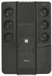 Джерело безперебійного живлення Trust Maxxon 800VA UPS with 6 standard wall power outlets BLACK