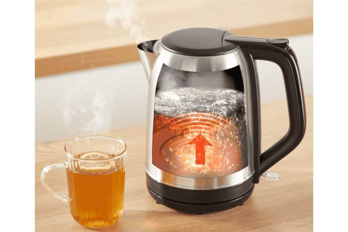 Електрочайник Tefal Subito 1.7л, нерж. сталь, чорний