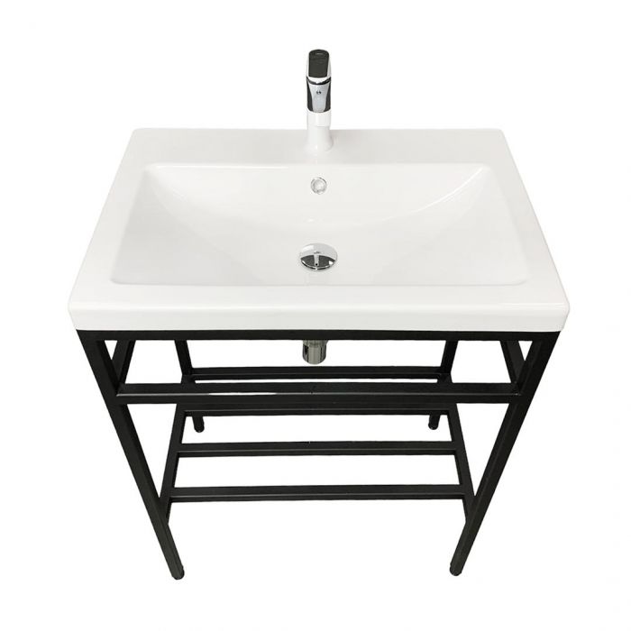 Раковина, умивальник Adamant CERS, штучний камінь, прямокут., з отвором для змішувача, з отвором для переливу, 595x450x158мм, накладний, білий Раковина, умивальник Adamant CERS, штучний камінь, прямокут., з отвором для змішувача, з отвором для переливу, 595x450x158мм, накладний, білий