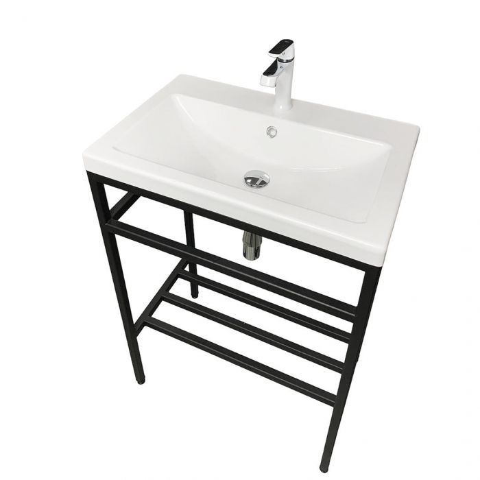 Раковина, умивальник Adamant CERS, штучний камінь, прямокут., з отвором для змішувача, з отвором для переливу, 595x450x158мм, накладний, білий Раковина, умивальник Adamant CERS, штучний камінь, прямокут., з отвором для змішувача, з отвором для переливу, 595x450x158мм, накладний, білий