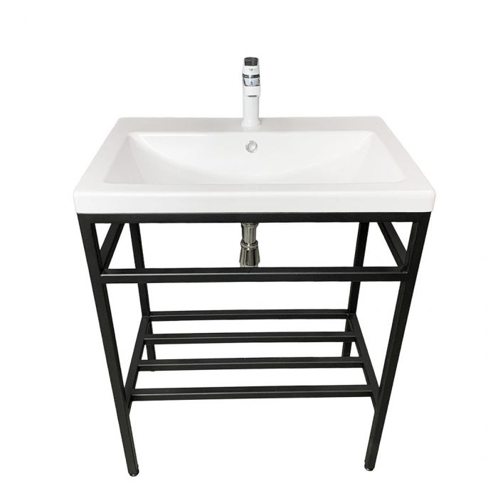 Раковина, умивальник Adamant CERS, штучний камінь, прямокут., з отвором для змішувача, з отвором для переливу, 695x450x158мм, накладний, білий Раковина, умивальник Adamant CERS, штучний камінь, прямокут., з отвором для змішувача, з отвором для переливу, 695x450x158мм, накладний, білий