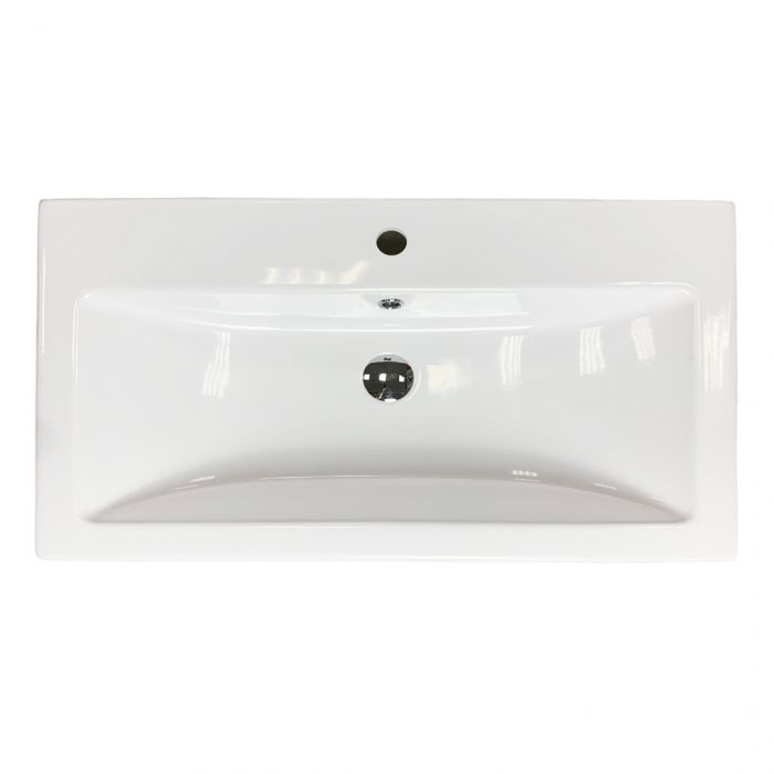 Раковина, умивальник Adamant CERS, штучний камінь, прямокут., з отвором для змішувача, з отвором для переливу, 895x450x158мм, накладний, білий Раковина, умивальник Adamant CERS, штучний камінь, прямокут., з отвором для змішувача, з отвором для переливу, 895x450x158мм, накладний, білий