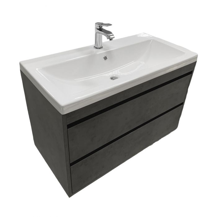 Раковина, умивальник Adamant CERS, штучний камінь, прямокут., з отвором для змішувача, з отвором для переливу, 895x450x158мм, накладний, білий Раковина, умивальник Adamant CERS, штучний камінь, прямокут., з отвором для змішувача, з отвором для переливу, 895x450x158мм, накладний, білий