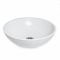 Раковина, умивальник Adamant KREIS, штучний камінь, кругла, без отвору для змішувача та переливу, 420х150мм, накладний, білий Раковина, умивальник Adamant KREIS, штучний камінь, кругла, без отвору для змішувача та переливу, 420х150мм, накладний, білий