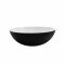 Раковина, умивальник Adamant KREIS, штучний камінь, кругла, без отвору для змішувача та переливу, 420х150мм, накладний, чорно-білий Раковина, умивальник Adamant KREIS, штучний камінь, кругла, без отвору для змішувача та переливу, 420х150мм, накладний, чорно-білий