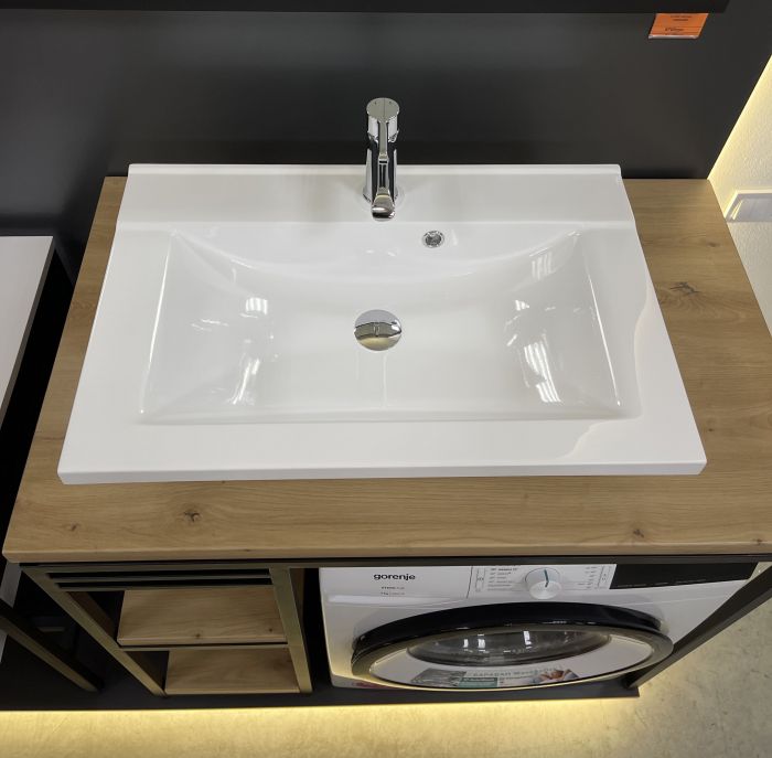 Раковина, умивальник Adamant QUANTO, штучний камінь, прямокут., з отвором для змішувача, з отвором для переливу, 700х447х140мм, накладний, білий Раковина, умивальник Adamant QUANTO, штучний камінь, прямокут., з отвором для змішувача, з отвором для переливу, 700х447х140мм, накладний, білий