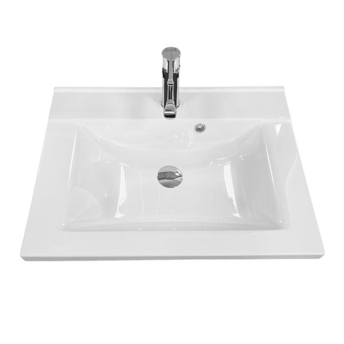Раковина, умивальник Adamant QUANTO, штучний камінь, прямокут., з отвором для змішувача, з отвором для переливу, 600х447х140мм, накладний, білий Раковина, умивальник Adamant QUANTO, штучний камінь, прямокут., з отвором для змішувача, з отвором для переливу, 600х447х140мм, накладний, білий