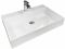 Раковина, умивальник Adamant SLENDER, штучний камінь, прямокут., з отвором для змішувача, без переливу, 605x405x120мм, накладний, білий Раковина, умивальник Adamant SLENDER, штучний камінь, прямокут., з отвором для змішувача, без переливу, 605x405x120мм, накладний, білий