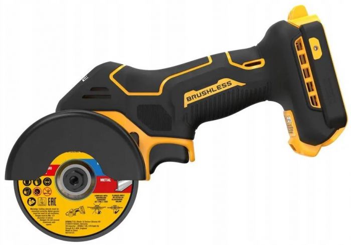 Пила дискова акмуляторна DeWalt 18В XR безщіткова 76х10мм 20000об/хв 0.94кг без АКБ та ЗП