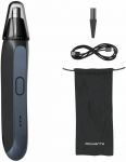Тример Rowenta Performance, для носа та вух, акумулятор, сталь, синій