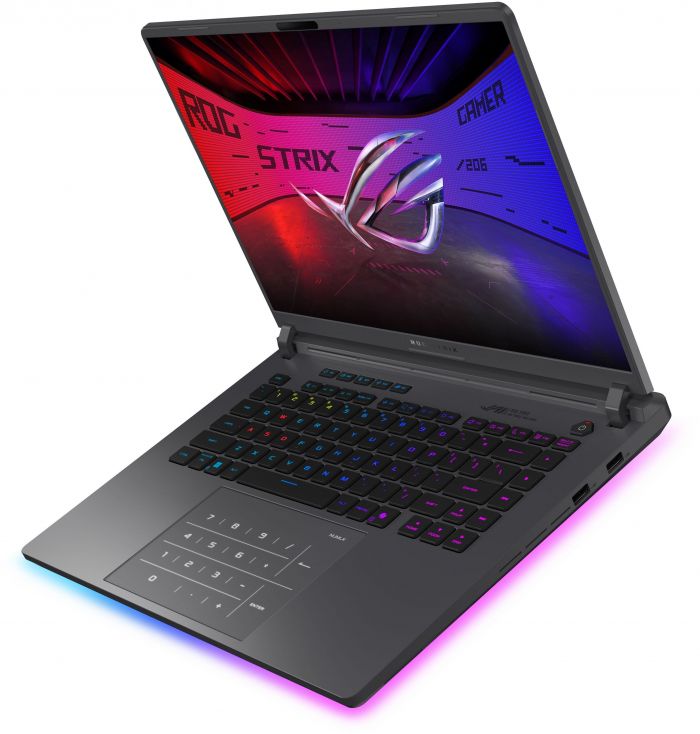 Ноутбук ASUS ROG Strix G16 G615JH-RV082 16" FHD+ IPS, Intel i5-13450HX, 16GB, F512GB, NVD5050-8, NoOS, Сірий