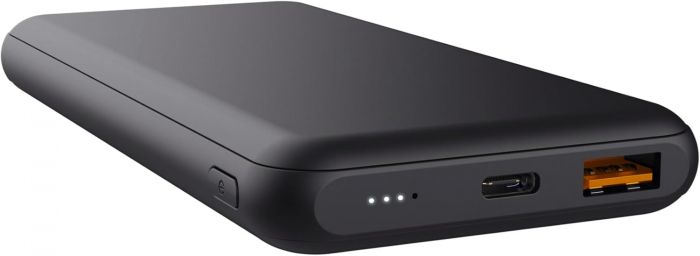 Акумулятор портативний літій-іонний power bank Trust Redoh, 10000мА·год, USB-A/2хUSB-C, 18W, QC 3.0, PD, чорний Акумулятор портативний літій-іонний power bank Trust Redoh, 10000мА·год, USB-A/2хUSB-C, 18W, QC 3.0, PD, чорний
