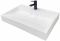 Раковина, умивальник Adamant VISION, штучний камінь, прямокут., з отвором для змішувача, без переливу, 700х455х110мм, накладний, білий Раковина, умивальник Adamant VISION, штучний камінь, прямокут., з отвором для змішувача, без переливу, 700х455х110мм, накладний, білий
