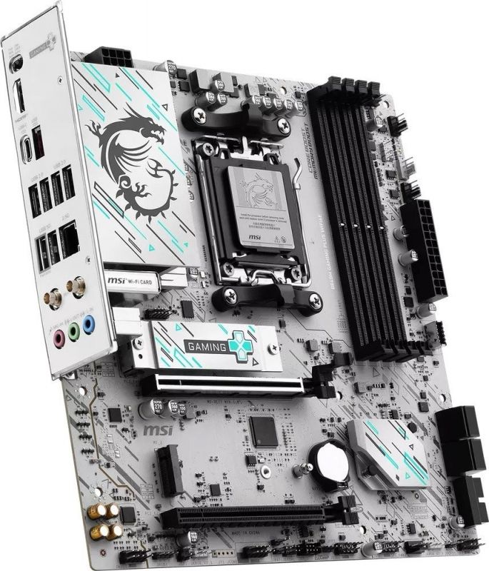 Материнcька плата MSI B840M GAMING PLUS WIFI6E sAM5 B840 4xDDR5 M.2 HDMI WiFi BT mATX