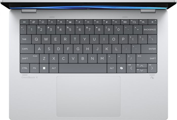 Ноутбук HP OmniBook X Flip x360 14-fm0003ua 14" WUXGA IPS Touch, Intel U7-258V, 32GB, F1024GB, UMA, Win11, сріблястий