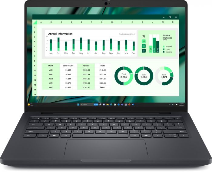 Ноутбук Dell Pro 14 Max 14" FHD+, Intel U7-265H, 32GB, F1TB, NVD500-6, Win11P, чорний