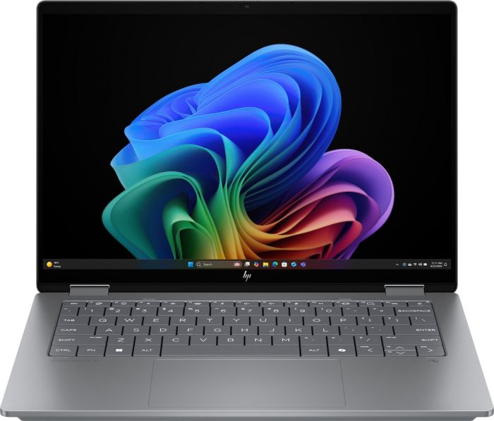 Ноутбук HP OmniBook X Flip x360 14-fm0007ua 14" WUXGA IPS Touch, Intel U5-226V, 16GB, F512GB, UMA, Win11, сірий