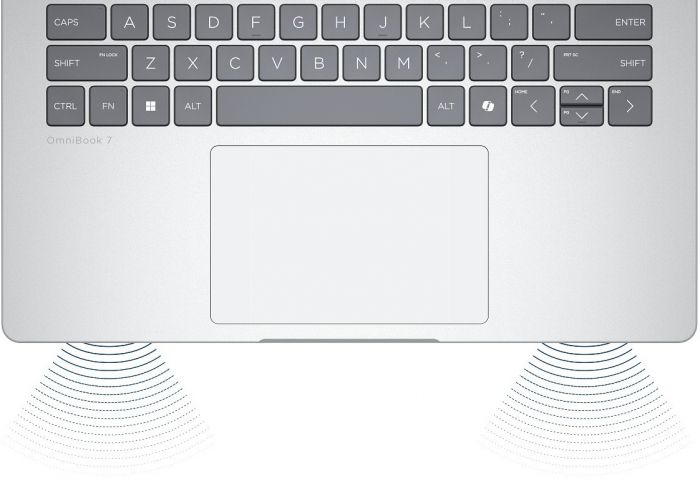 Ноутбук HP OmniBook 7 14-fs0000ua 14" WUXGA IPS AG, Intel 5-220H, 24GB, F1024GB, UMA, Win11P, сріблястий