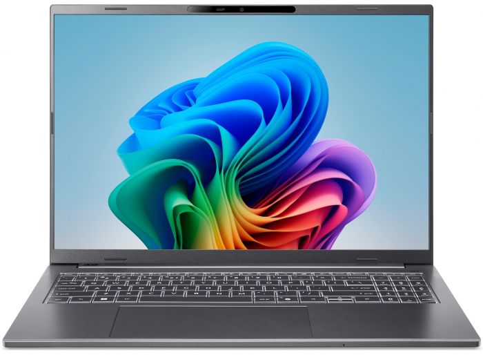 Ноутбук Acer Aspire 16 A16-61M 16" WUXGA+ OLED, AMD R5-340, 32GB, F1TB, UMA, Lin, сірий