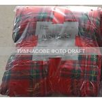 Плед Ardesto Christmas Flannel 160х200см, 100% поліестер, клітинка, червоний