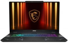 Ноутбук MSI Cyborg 17 B2RWEKG-072XUA 17.3" FHD, Intel Core 7 240H, 16GB, F1TB, NVD5050-8, DOS, Напівпрозорий чорний