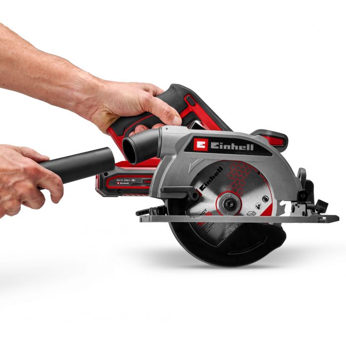 Пила дискова акумуляторна Einhell TP-CS 18/165 Li BL-Solo 18В 4200об/хв 165х20мм 2.9кг без АКБ та ЗП