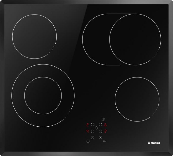 Варильна поверхня Hansa електрична, 60см, чорний