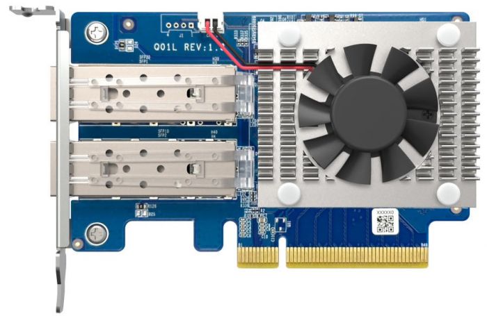 Мережева карта QNAP Dual-port SFP+ 10GbE Gen3 x8 (Broadcom BCM57412)