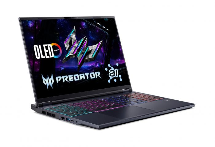 Ноутбук Acer Predator Helios Neo 16 PHN16-73 16" WQXGA, Intel U9-275HX, 64GB, F2TB, NVD5070Ti-12, Win11, чорний