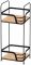 Полиця Ardesto Minimalism 2-ярусна 16х15.5х40см, метал, бамбук, чорний Полиця Ardesto Minimalism 2-ярусна 16х15.5х40см, метал, бамбук, чорний