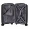 Набір валіз 2E, Aero, поліпропілен, (M+S), TSA, 4 колеса, EXP, чорний